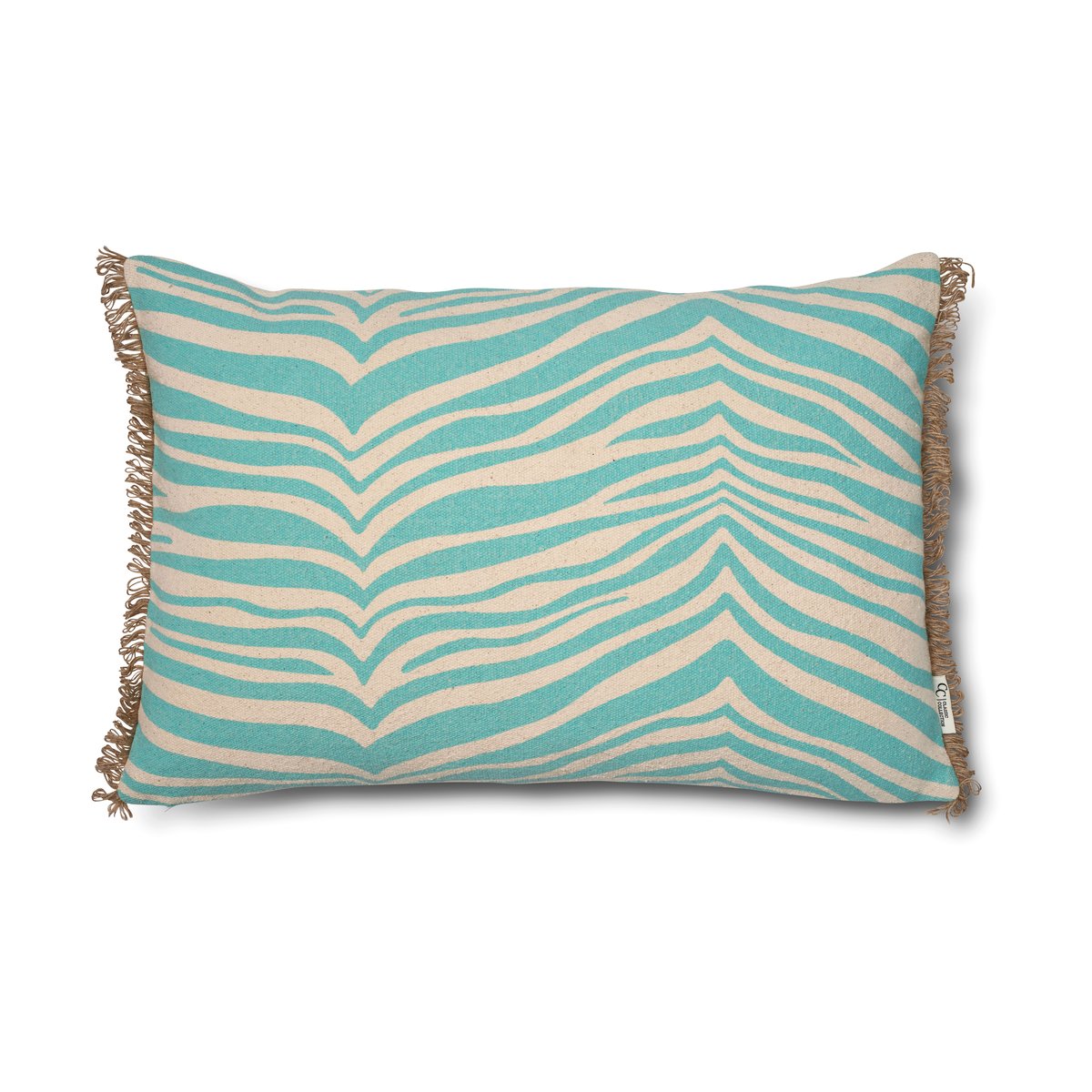 Classic Collection Zebra-tyyny 40x60 cm Aqua | Skandinaavinen Sisustus | Tyynyt | Sininen