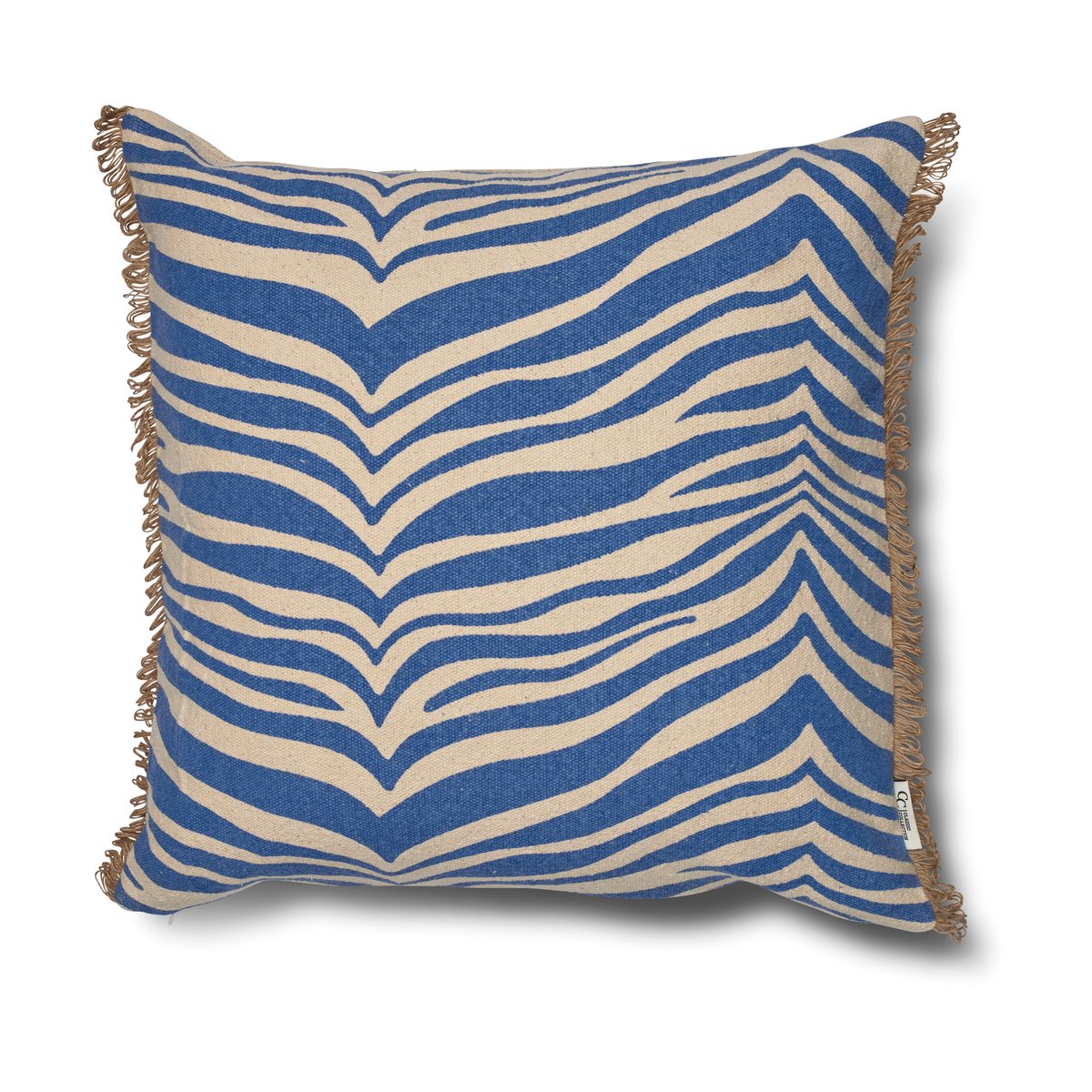 Classic Collection Zebra tyyny 50x50 cm Blue | Skandinaavinen Sisustus | Tyynyt | Sininen