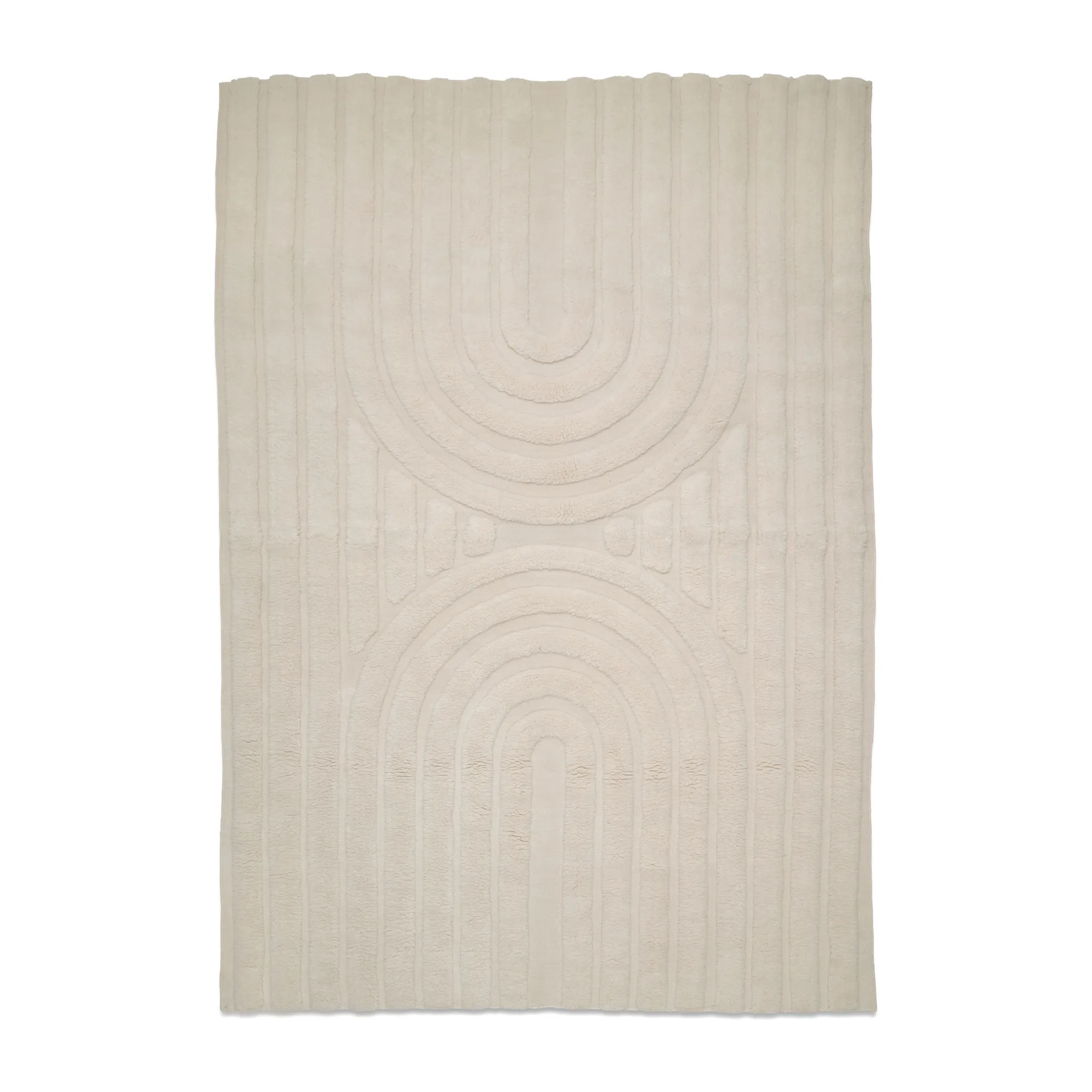 Curve villamatto 170 x 230 cm, Ivory Classic Collection