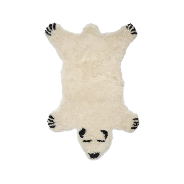 Fluffy Bear -matto - Valkoinen, 60 x 90 cm - Classic Collection