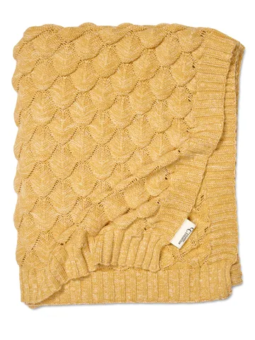 Gems torkkupeitto 130x170 cm - Keltainen - Classic Collection