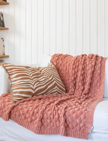 Gems torkkupeitto 130x170 cm - Ruskea - Classic Collection