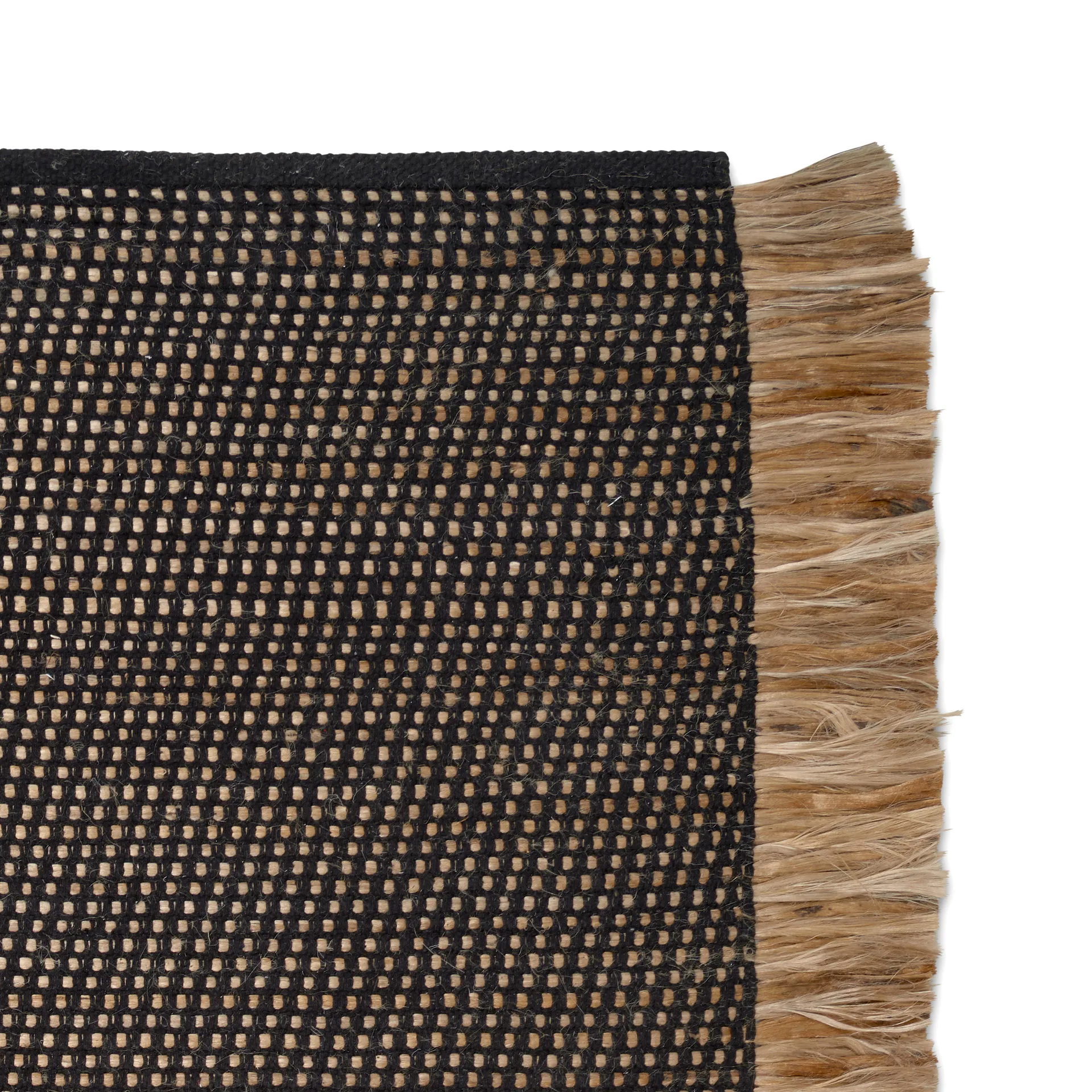 Goa matto 170x230 cm, Musta-juutti Classic Collection