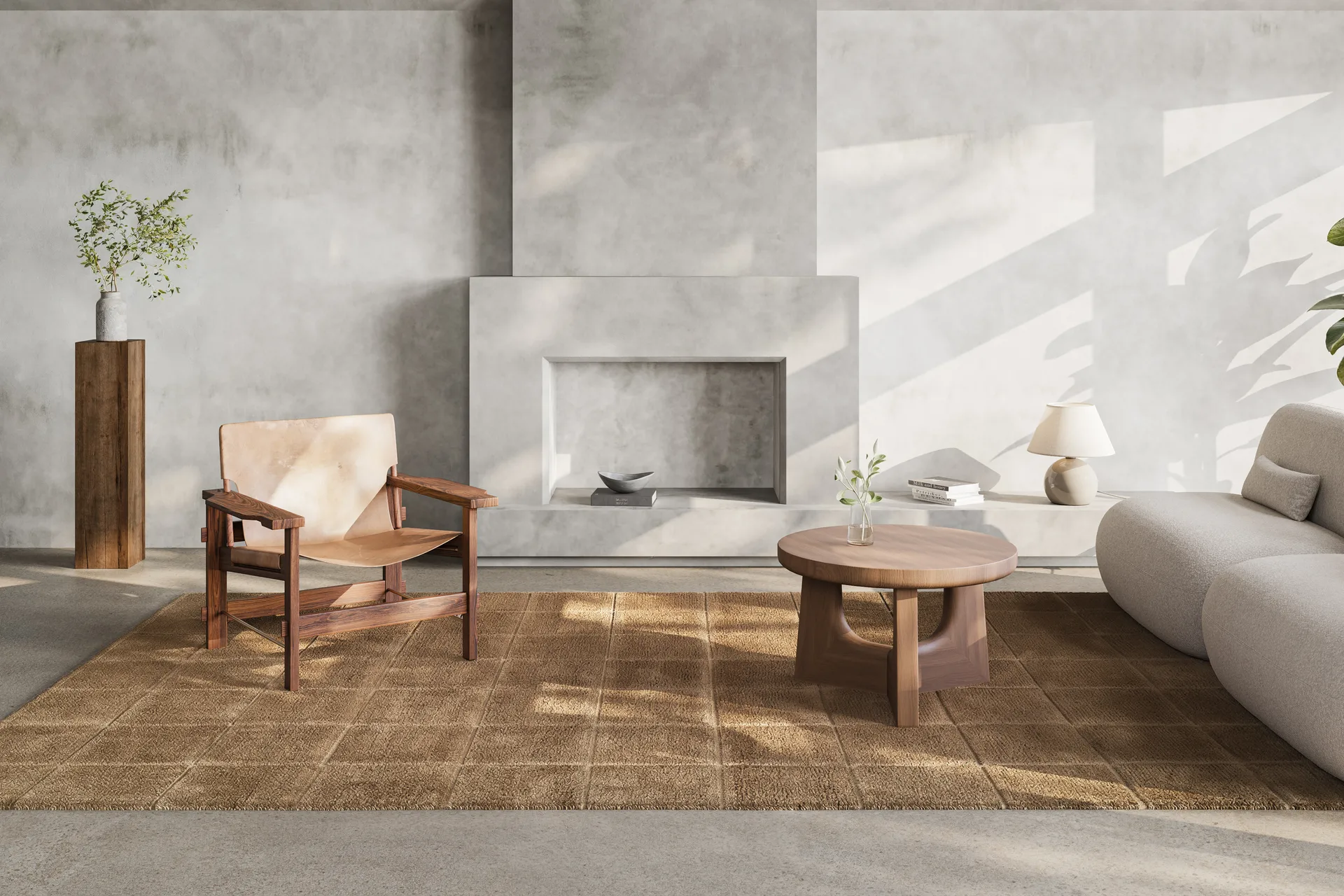 Grid matto, Wheat, 200x300 cm Classic Collection