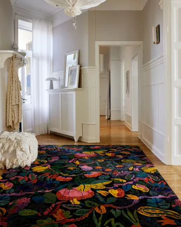 Heritage Garden matto - Charcoal-multi, 250×350 cm - Classic Collection