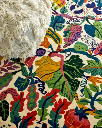 Heritage Garden matto - Cream-multi, 170×230 cm - Classic Collection