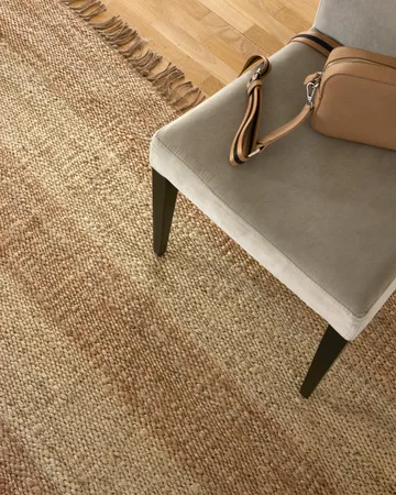 Jute Stripes matto - Natural juutti, 170x230 cm - Classic Collection