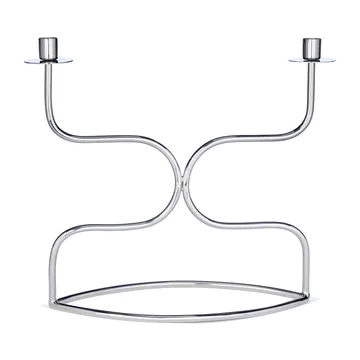 Kynttilänjalka candelabra duett - Nikkelöity messinki - Classic Collection