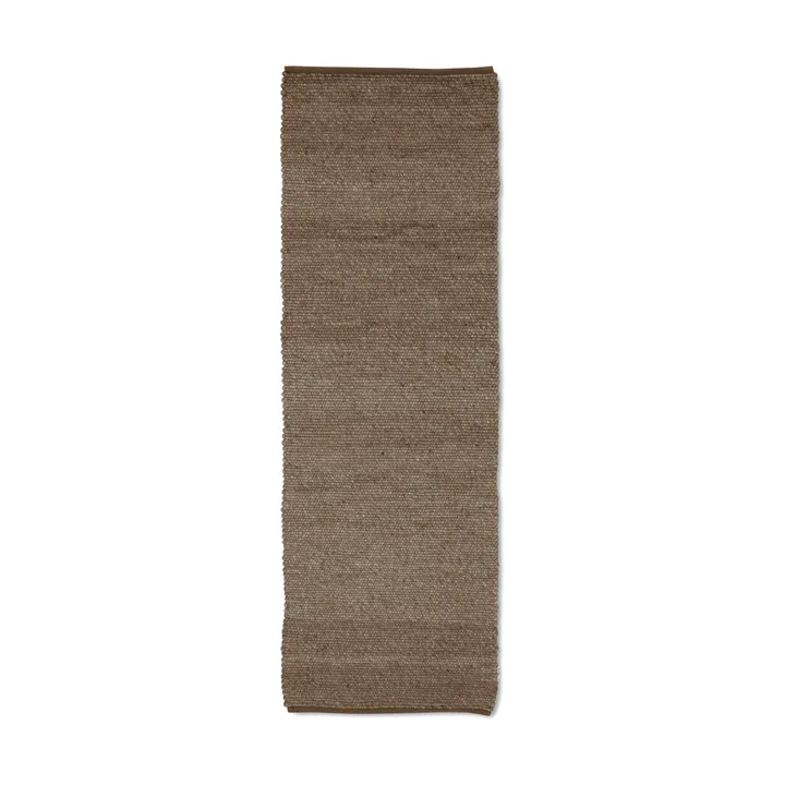 Merino käytävämatto - Ruskea, 80x250 cm - Classic Collection