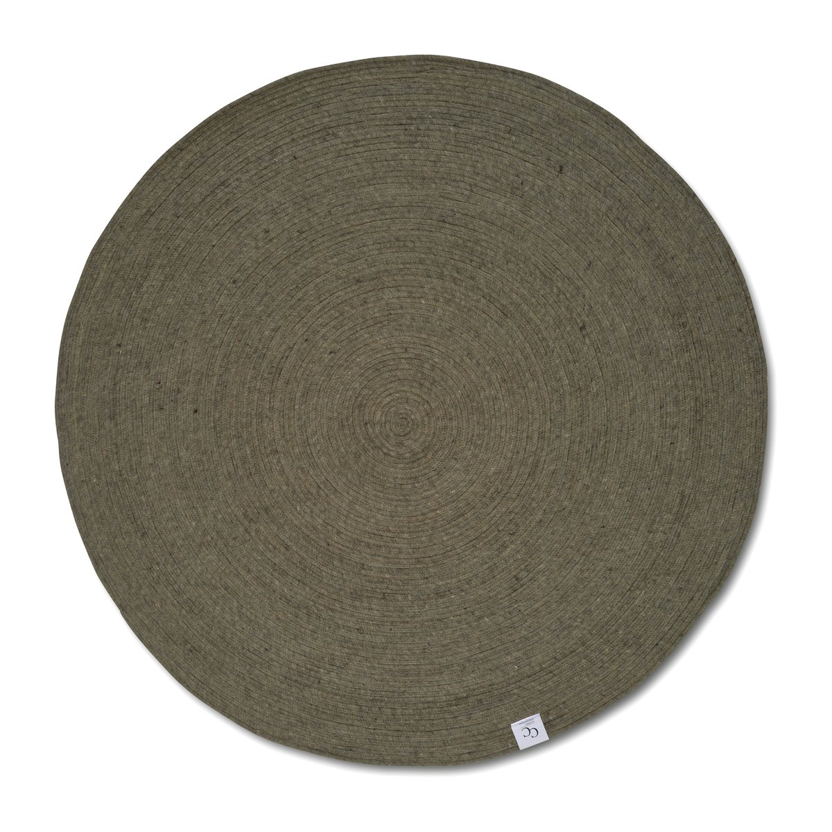 Classic Collection Merino villamatto pyöreä 200 cm Dark green