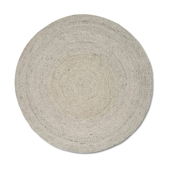 Merino villamatto pyöreä Ø240 cm. - Concrete - Classic Collection