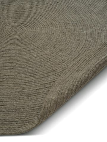 Merino villamatto pyöreä Ø240 cm. - Dark green - Classic Collection