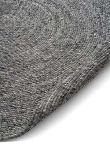 Merino villamatto pyöreä Ø240 cm. - Graniitti - Classic Collection