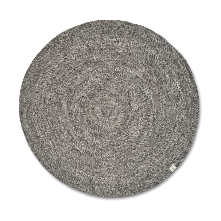 Merino villamatto pyöreä Ø240 cm. - Grey - Classic Collection