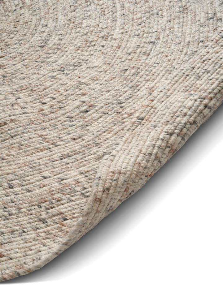 Merino villamatto pyöreä Ø240 cm., Natural beige Classic Collection