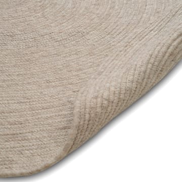 Merino villamatto pyöreä Ø240 cm. - Oat - Classic Collection