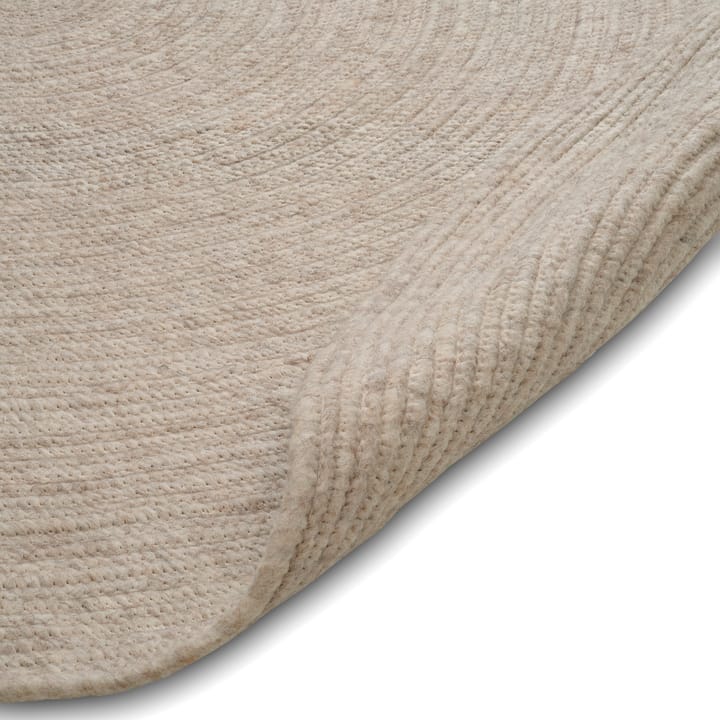 Merino villamatto pyöreä Ø240 cm., Oat Classic Collection