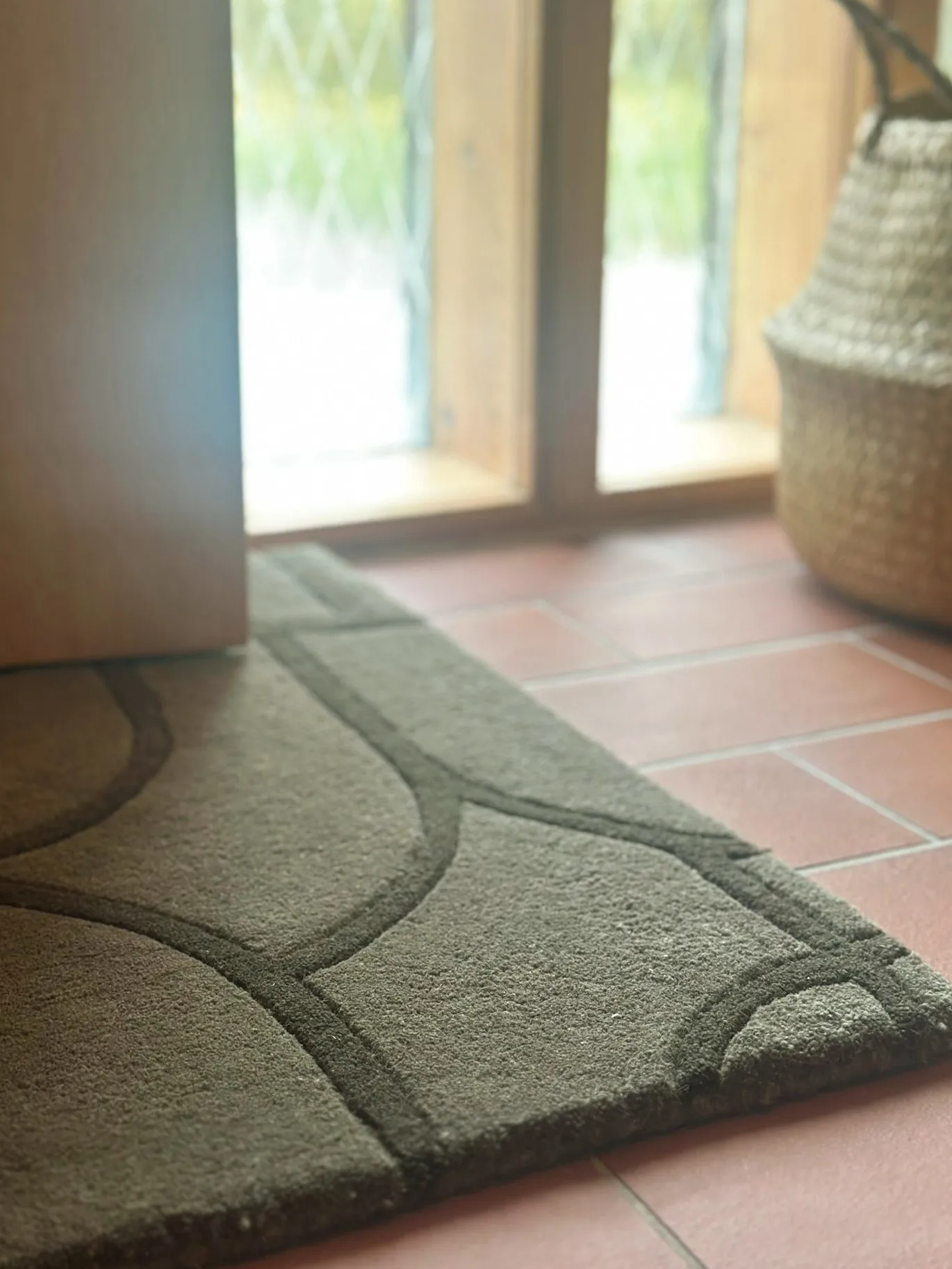 Moderni abstrakti ovimatto 60x90 cm, Vihreä Classic Collection