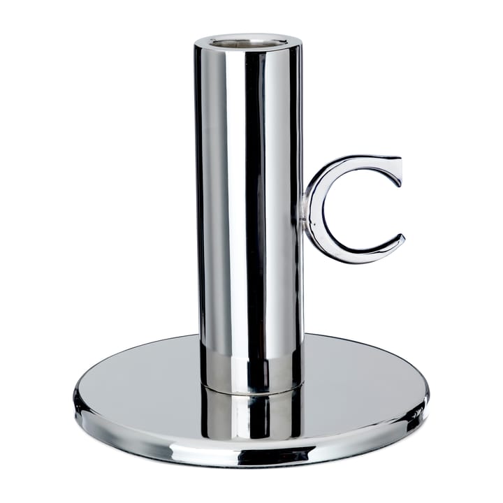 Monogram kynttilänjalka 11 cm, Nikkelöity messinki Classic Collection