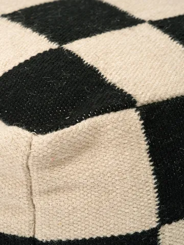 Neliö puffi 50×50 cm - Musta natura - Classic Collection