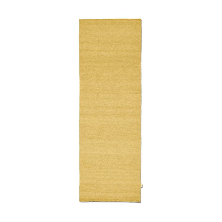 Plain käytävämatto - Yellow, 80x250 cm. - Classic Collection
