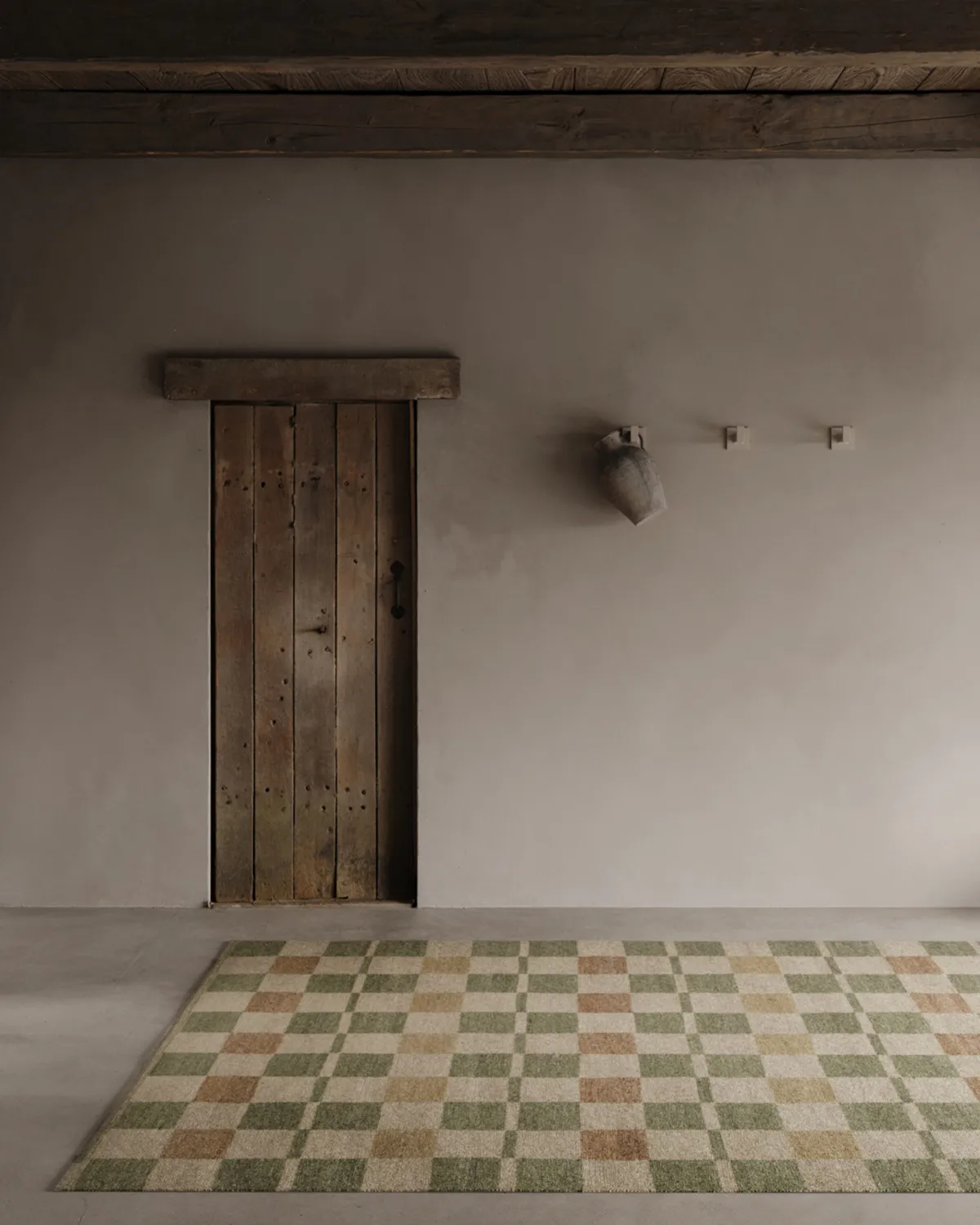 Röllakan Rutvik matto, Vihreä, 250x350 cm Classic Collection