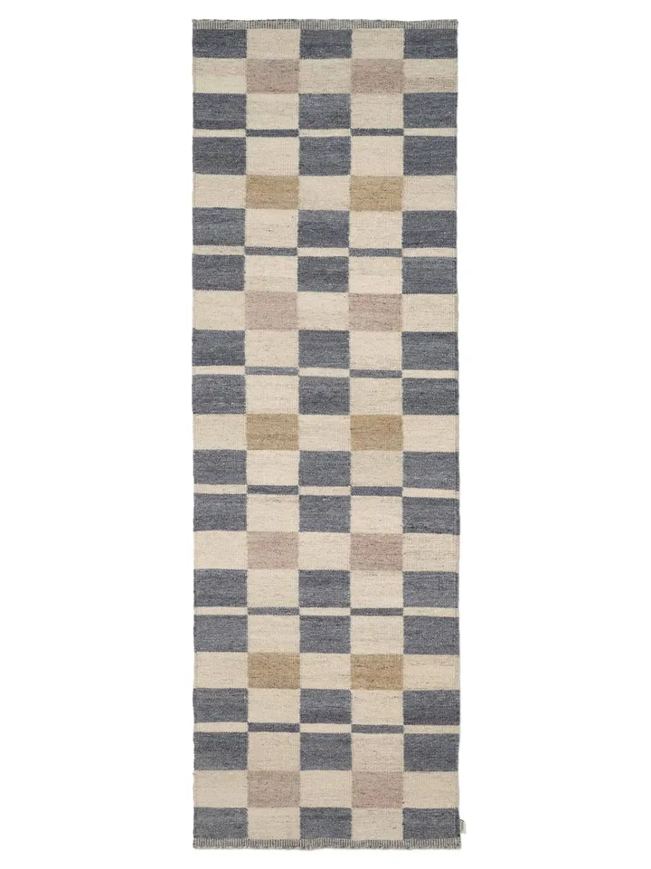 Rutvik matto - Blue, 80x250 cm - Classic Collection