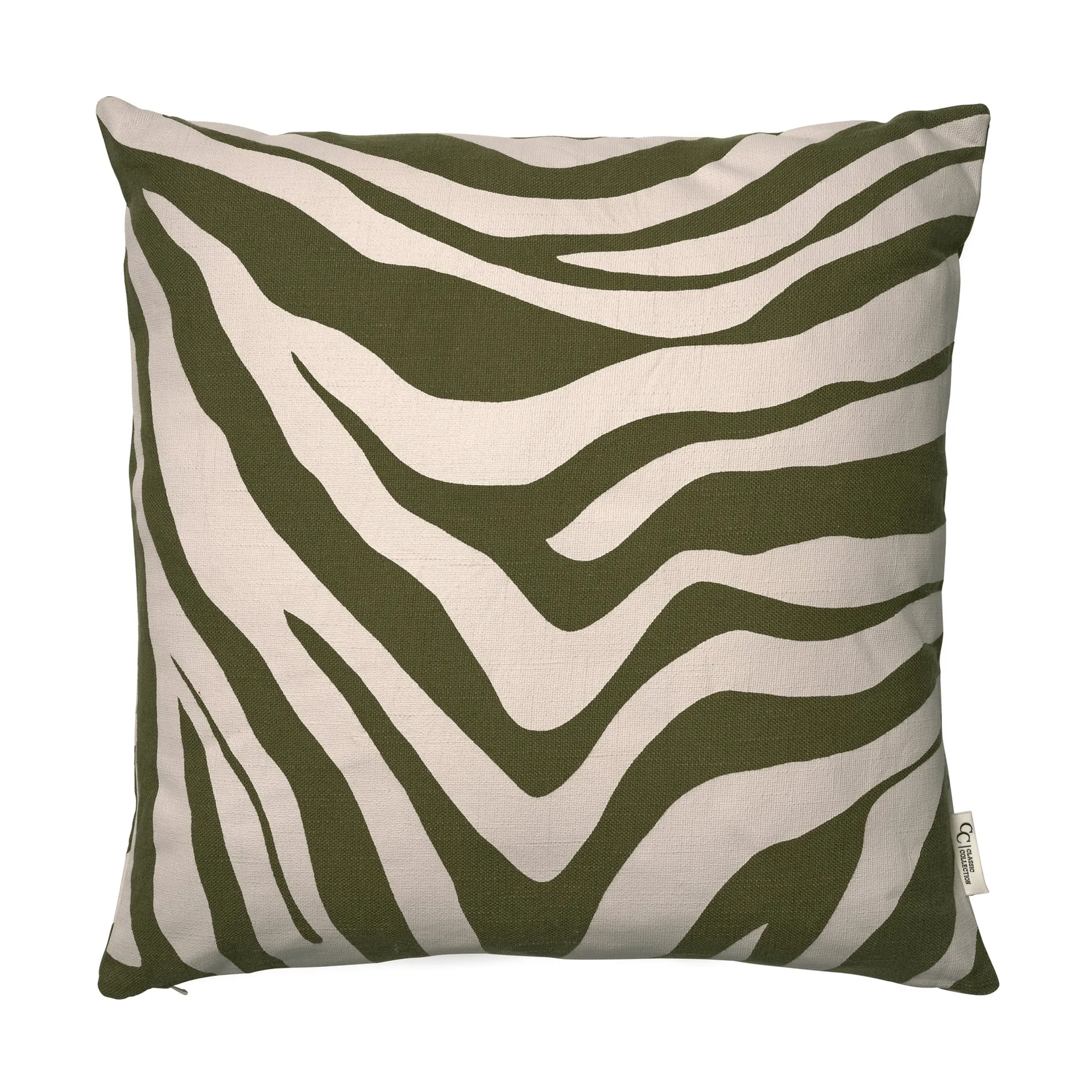 Savannah tyynynpäällinen, Green-off white, 50x50 cm Classic Collection