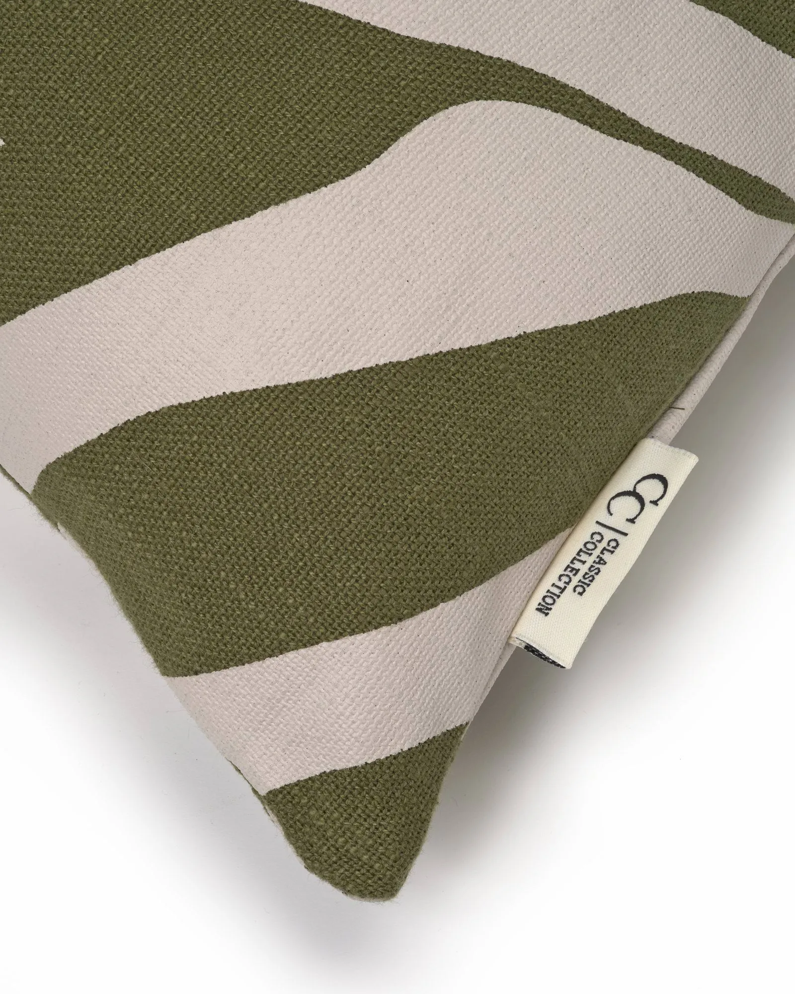 Savannah tyynynpäällinen, Green-off white, 50x50 cm Classic Collection