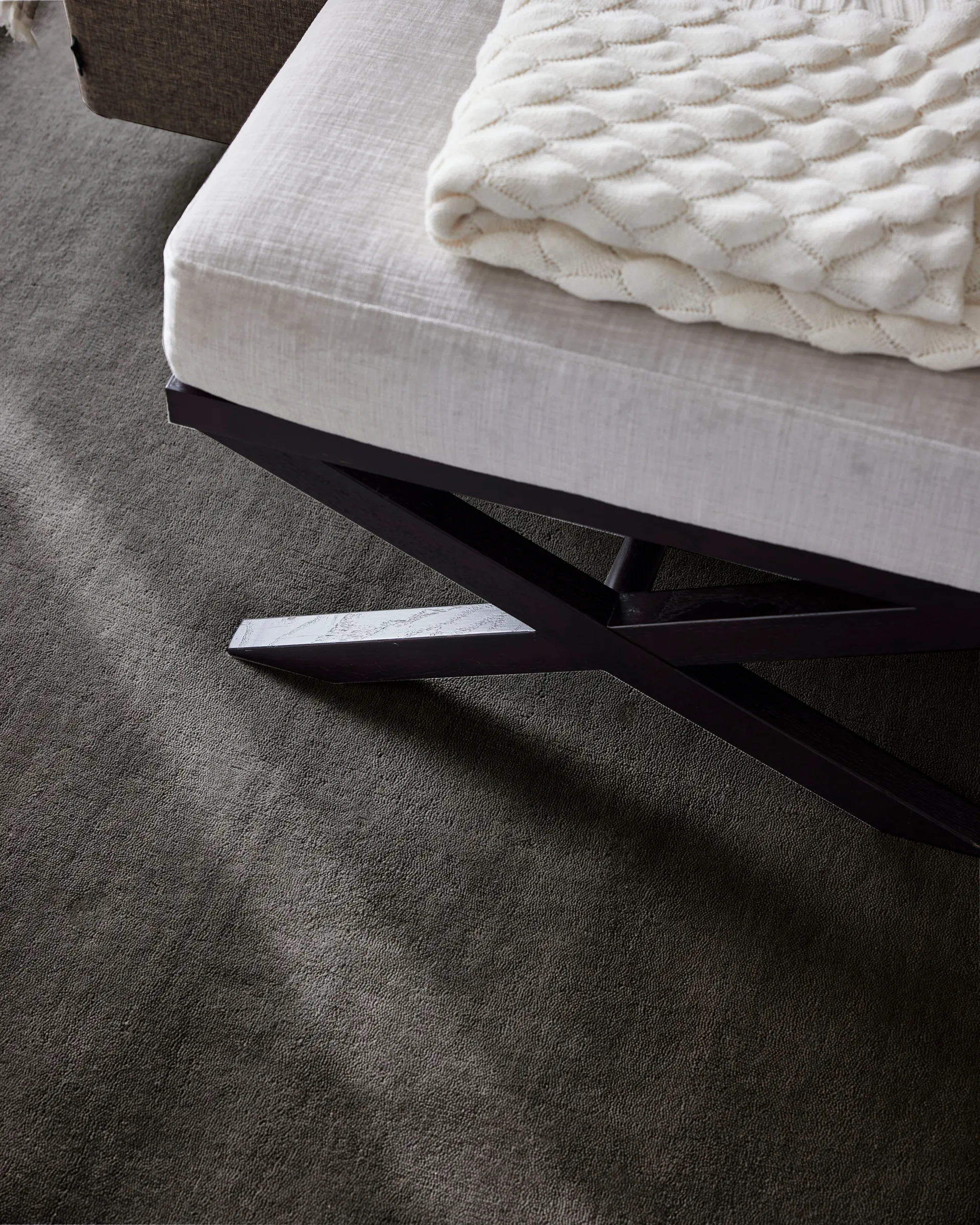 Solid matto, Charcoal, 170x230 cm Classic Collection