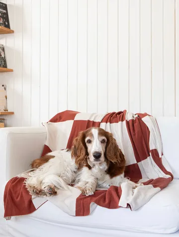 Square huopa 130x170 cm - Tummanruskea - Classic Collection