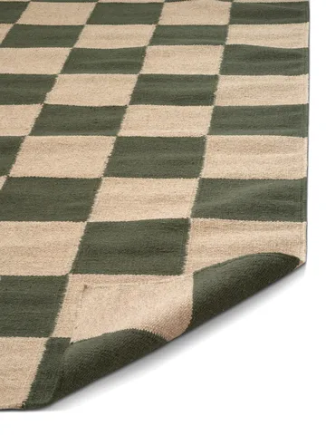 Square matto - Vihreä-luonnollinen, 170x230 cm - Classic Collection
