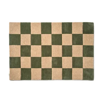 Square ovimatto - Forest green, 85x130 cm - Classic Collection