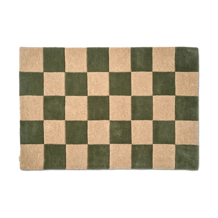 Square ovimatto - Forest green, 85x130 cm - Classic Collection