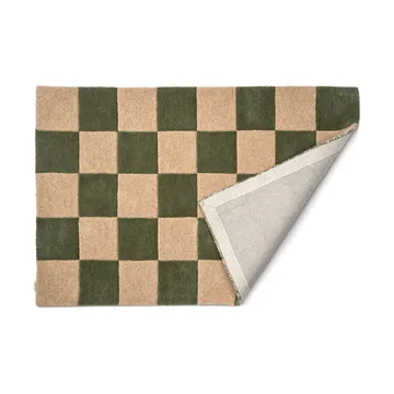 Square ovimatto - Forest green, 85x130 cm - Classic Collection