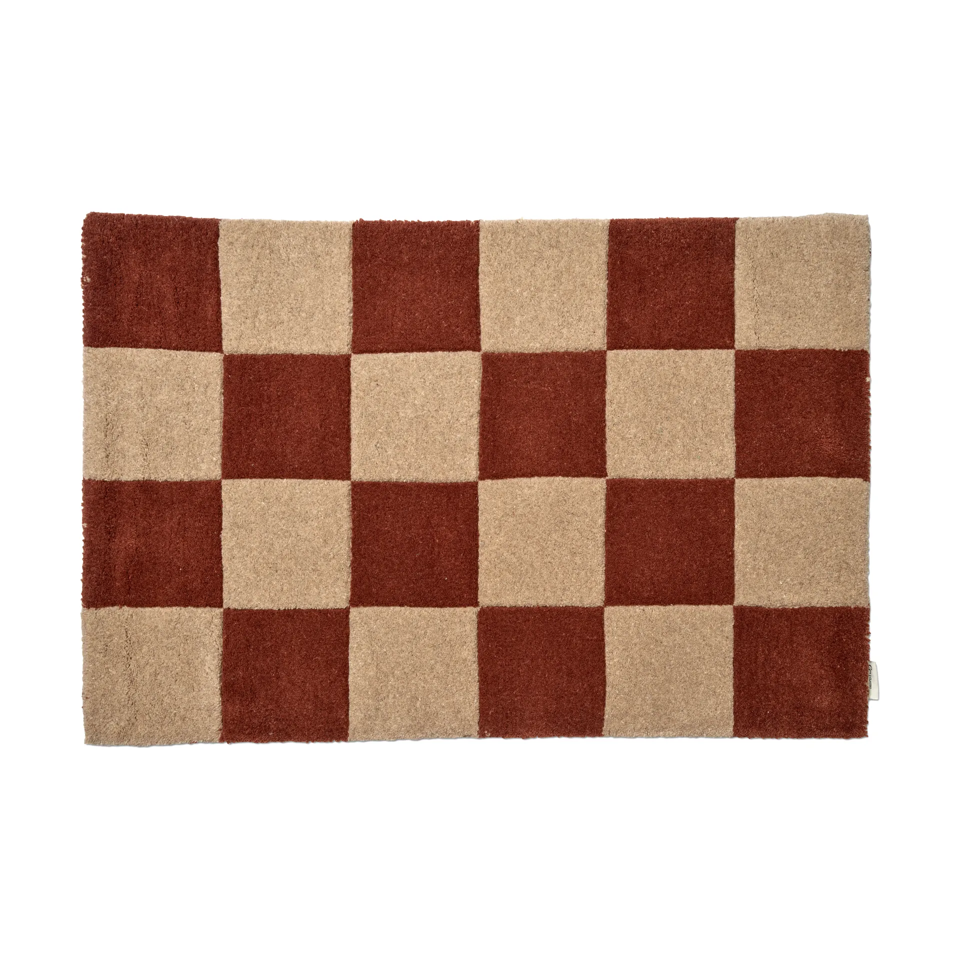 Square ovimatto, Ruskea luonnollinen, 60x90 cm Classic Collection