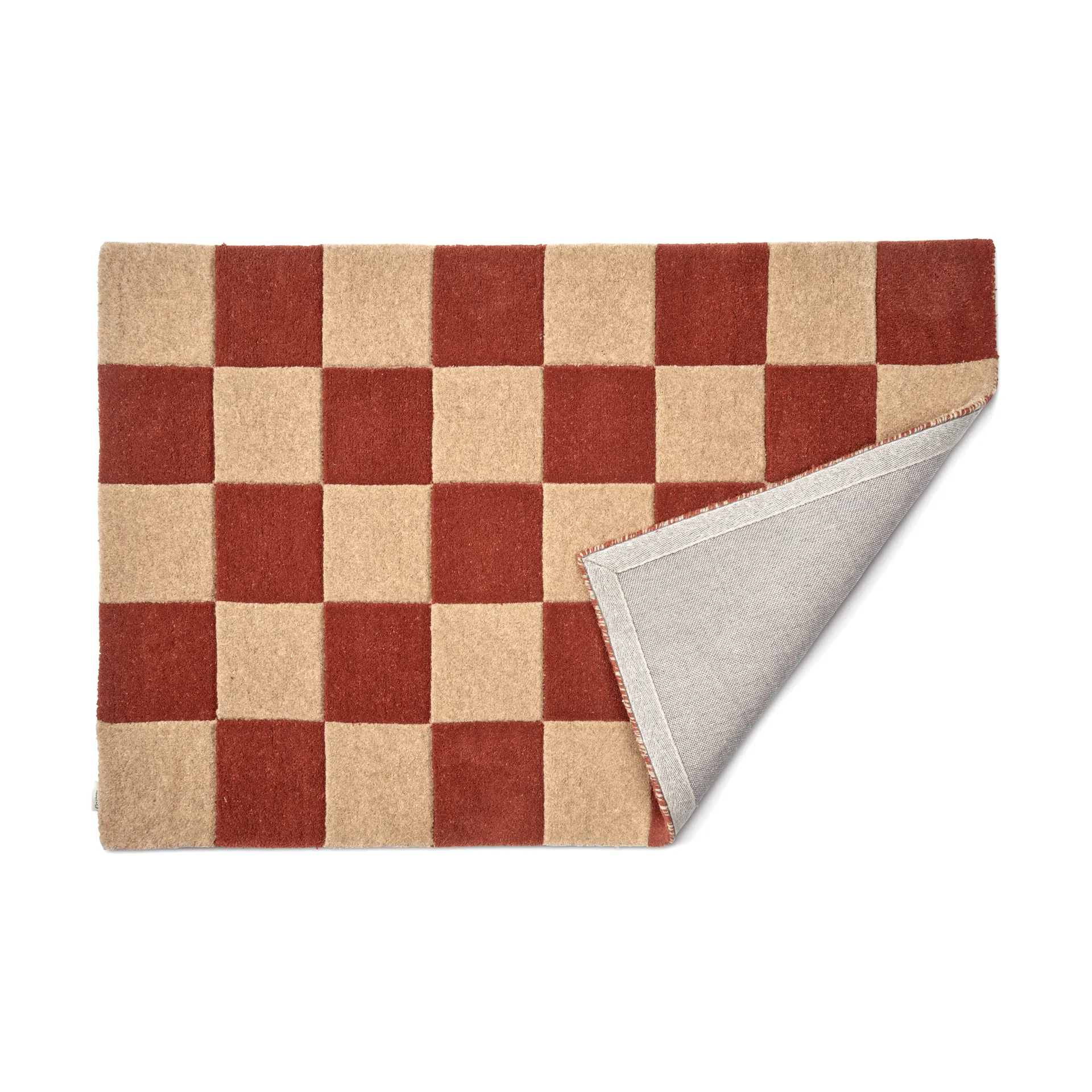 Square ovimatto, Terrakotta-naturaali, 85x130 cm Classic Collection
