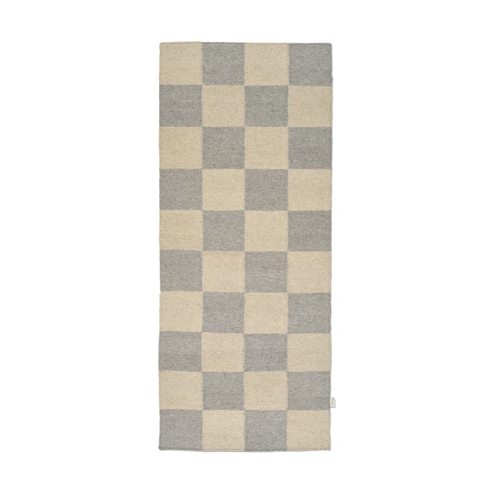 Squares käytävämatto - Grey-natural, 80x200 cm - Classic Collection