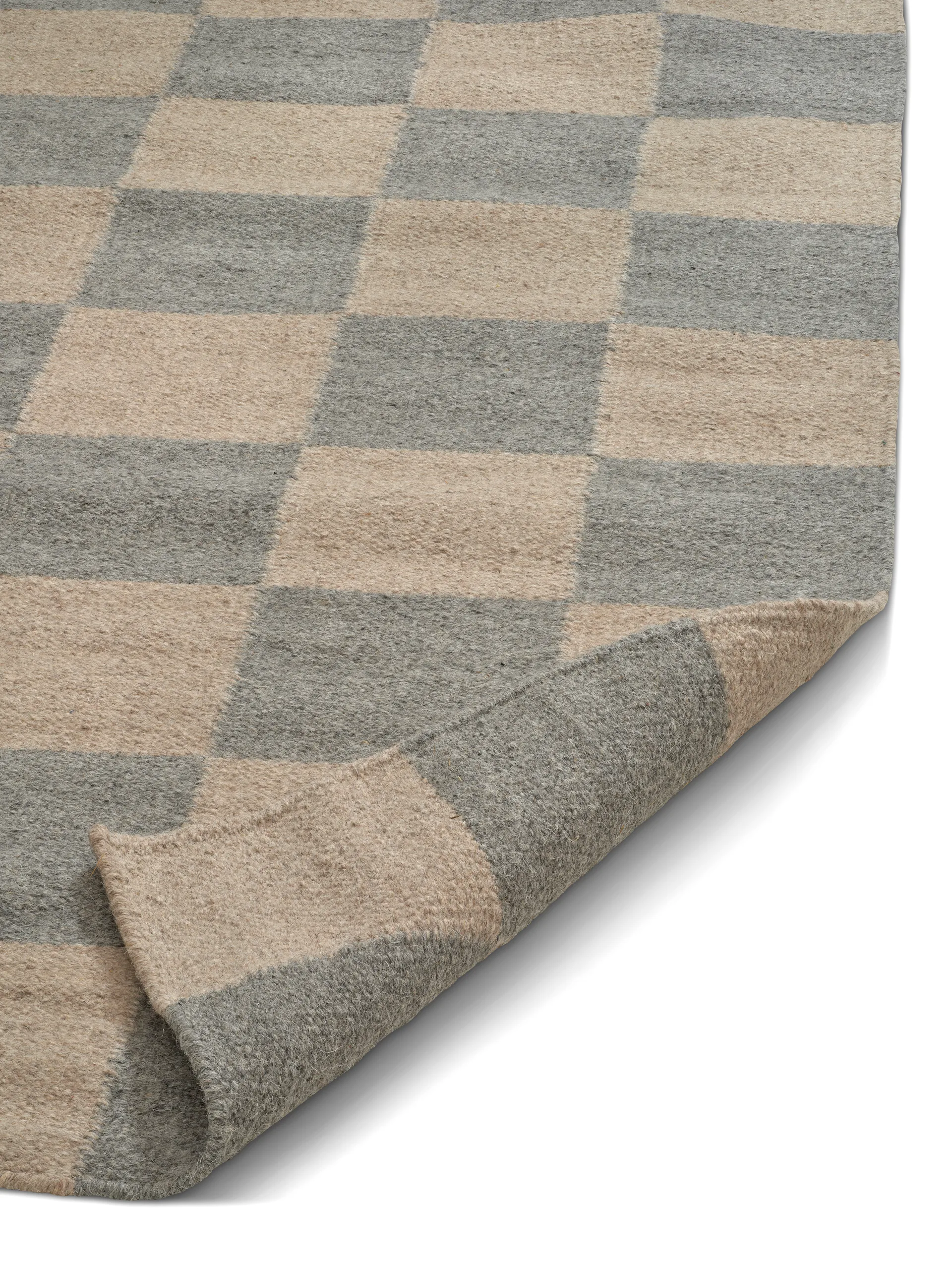 Squares matto, Grey-natural, 300x400 cm Classic Collection