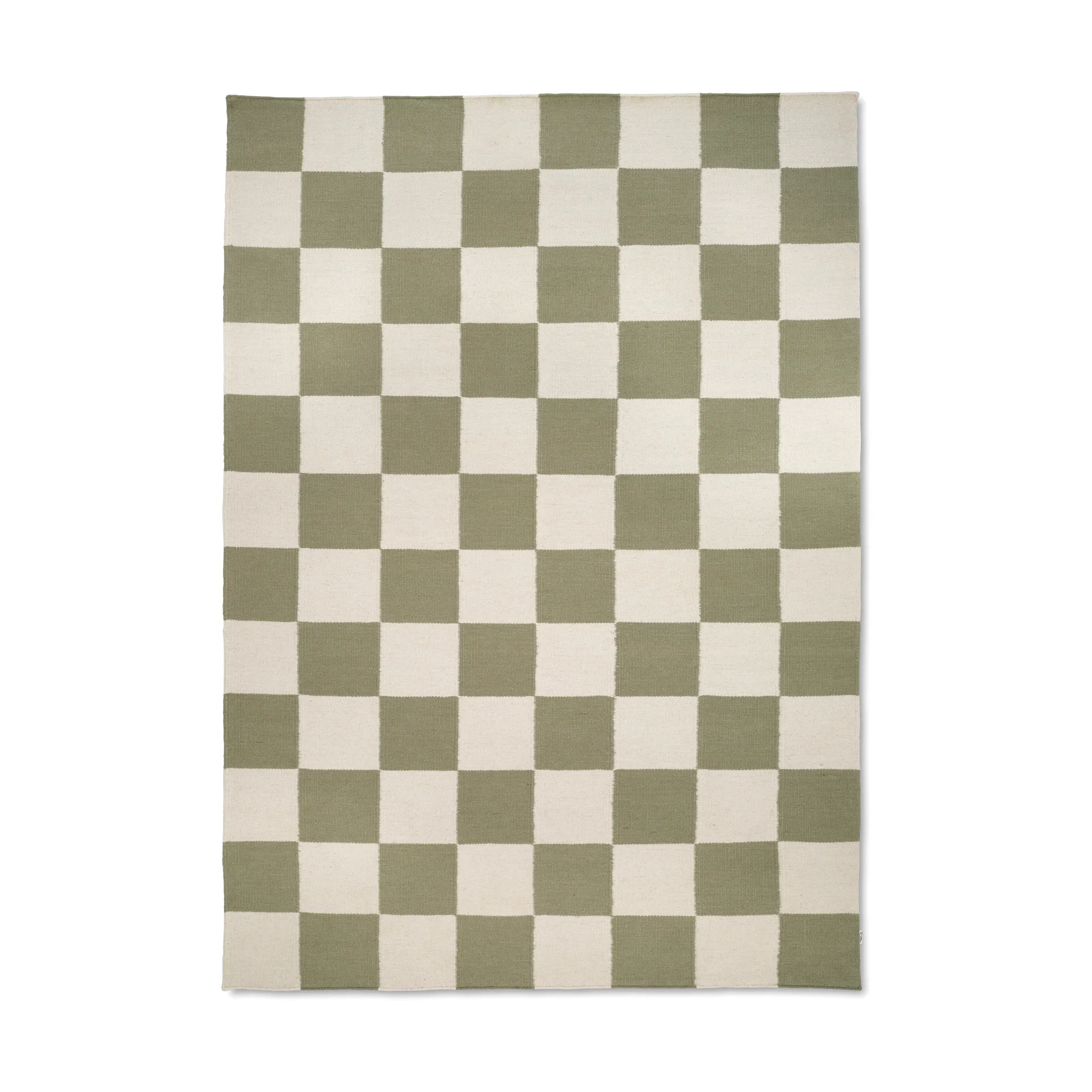 Squares matto, White-green, 300x400 cm Classic Collection