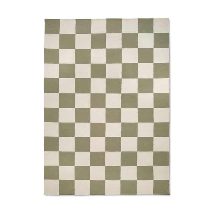 Squares matto - White-green, 300x400 cm - Classic Collection