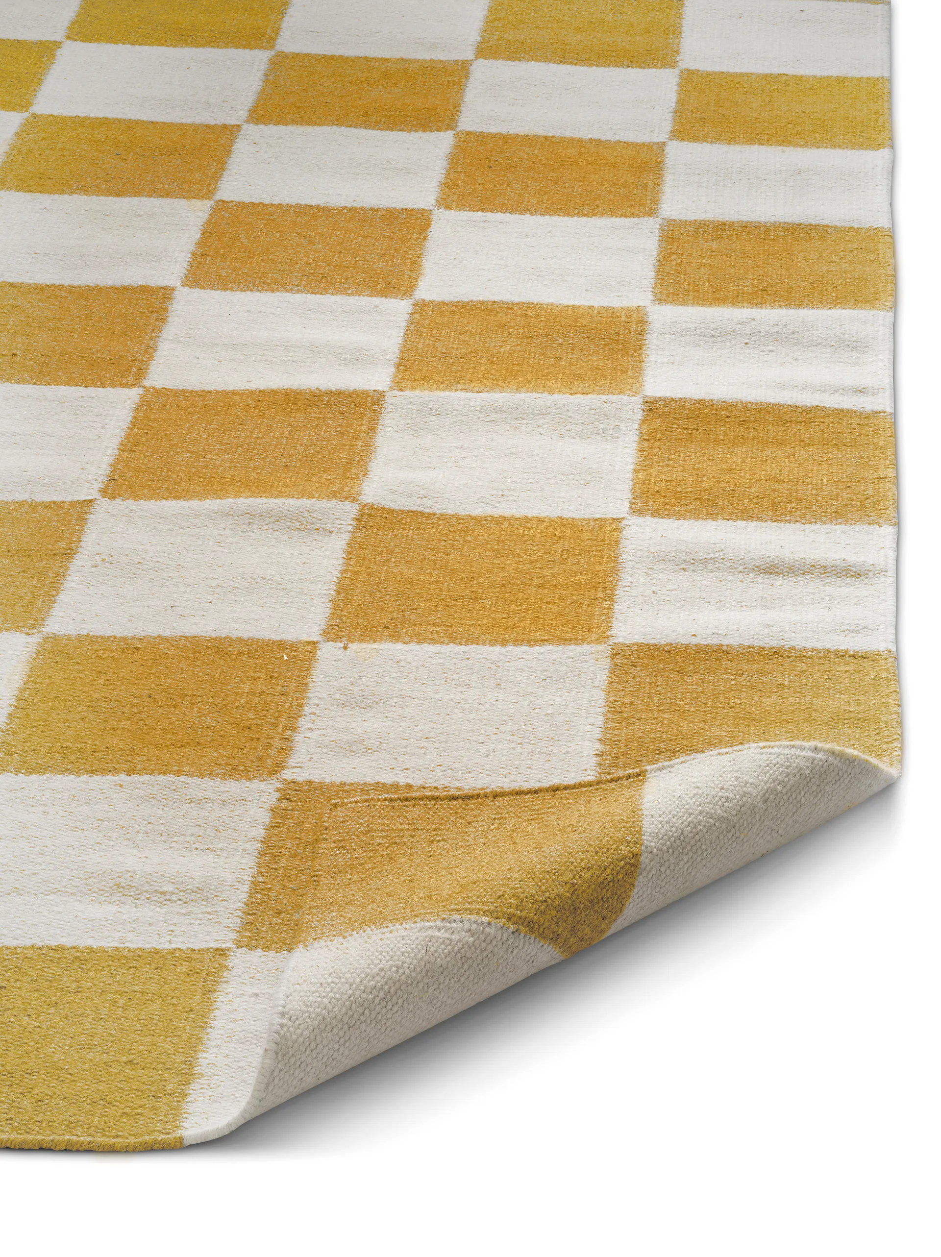 Squares matto, White-yellow, 300x400 cm Classic Collection