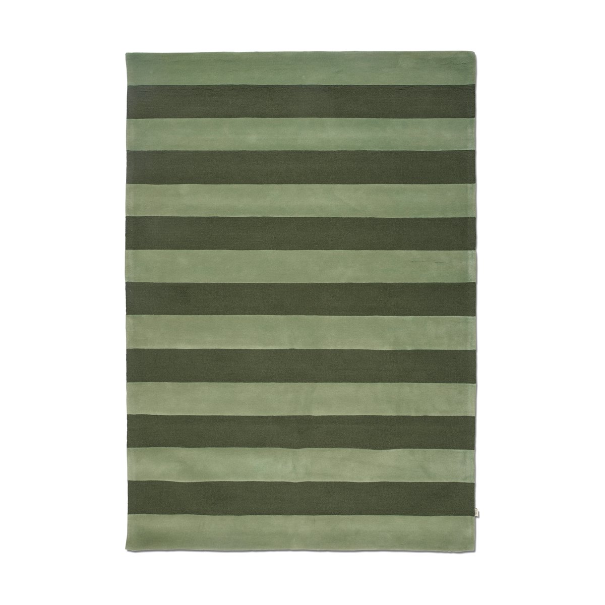 Classic Collection Stripe Boucle matto Green, 200x300 cm