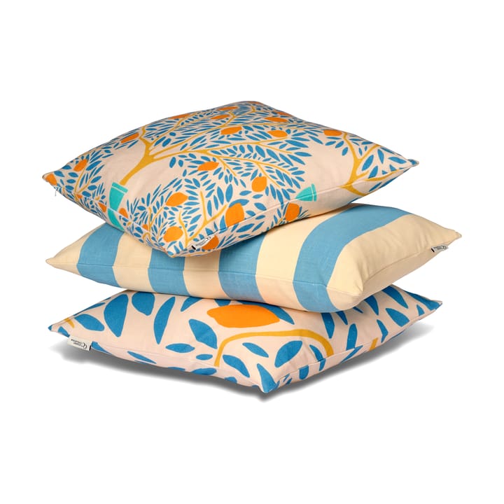 Sunny citrus tyynynpäällinen 50x50 cm - Sininen - Classic Collection
