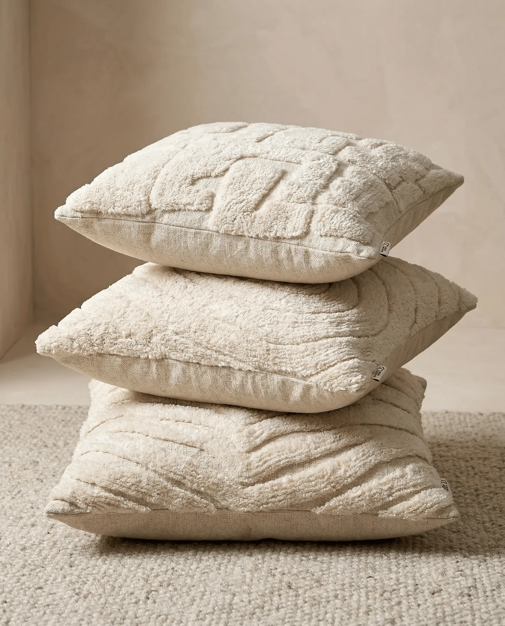Swirl tyynynpäällinen, Off white, 50x50 cm Classic Collection