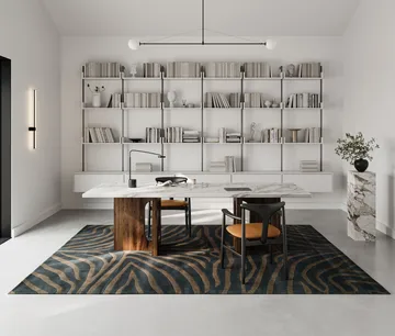 Zebra matto  250x350 cm - Horisontti, 250x350 cm - Classic Collection