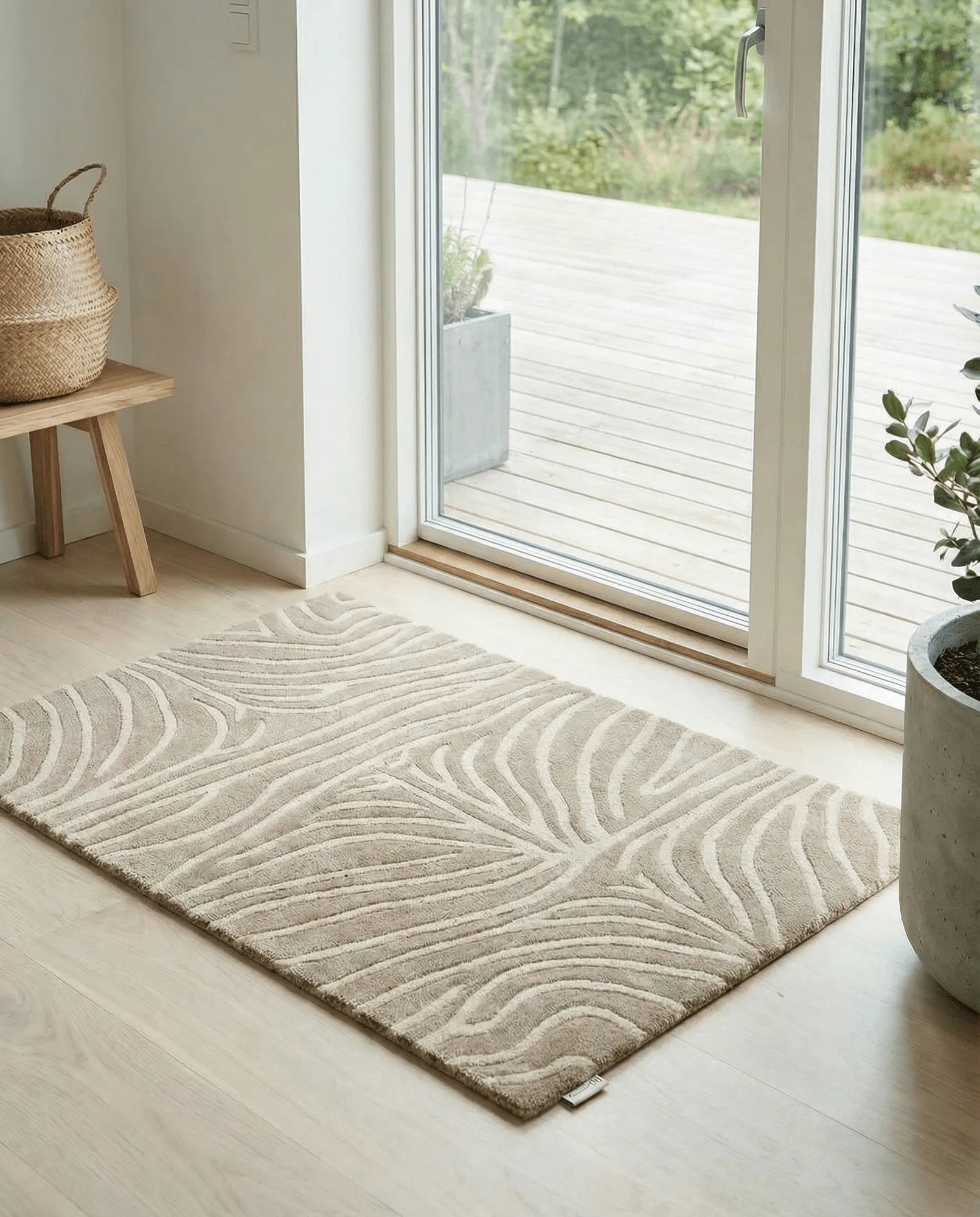 Zebra ovimatto, Beige, 60x90 cm Classic Collection