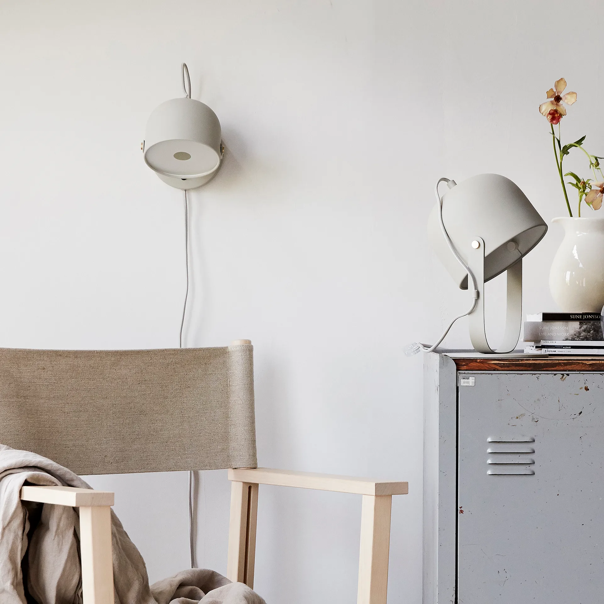 Svejk 13 seinälamppu, Beige-messinki CO Bankeryd