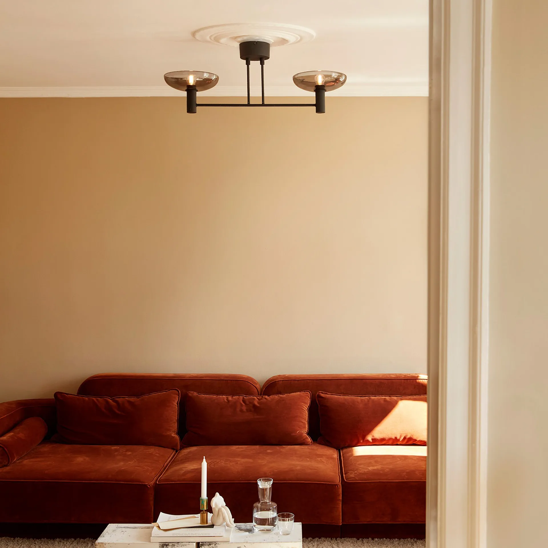 Ufo Long plafondi, Musta CO Bankeryd