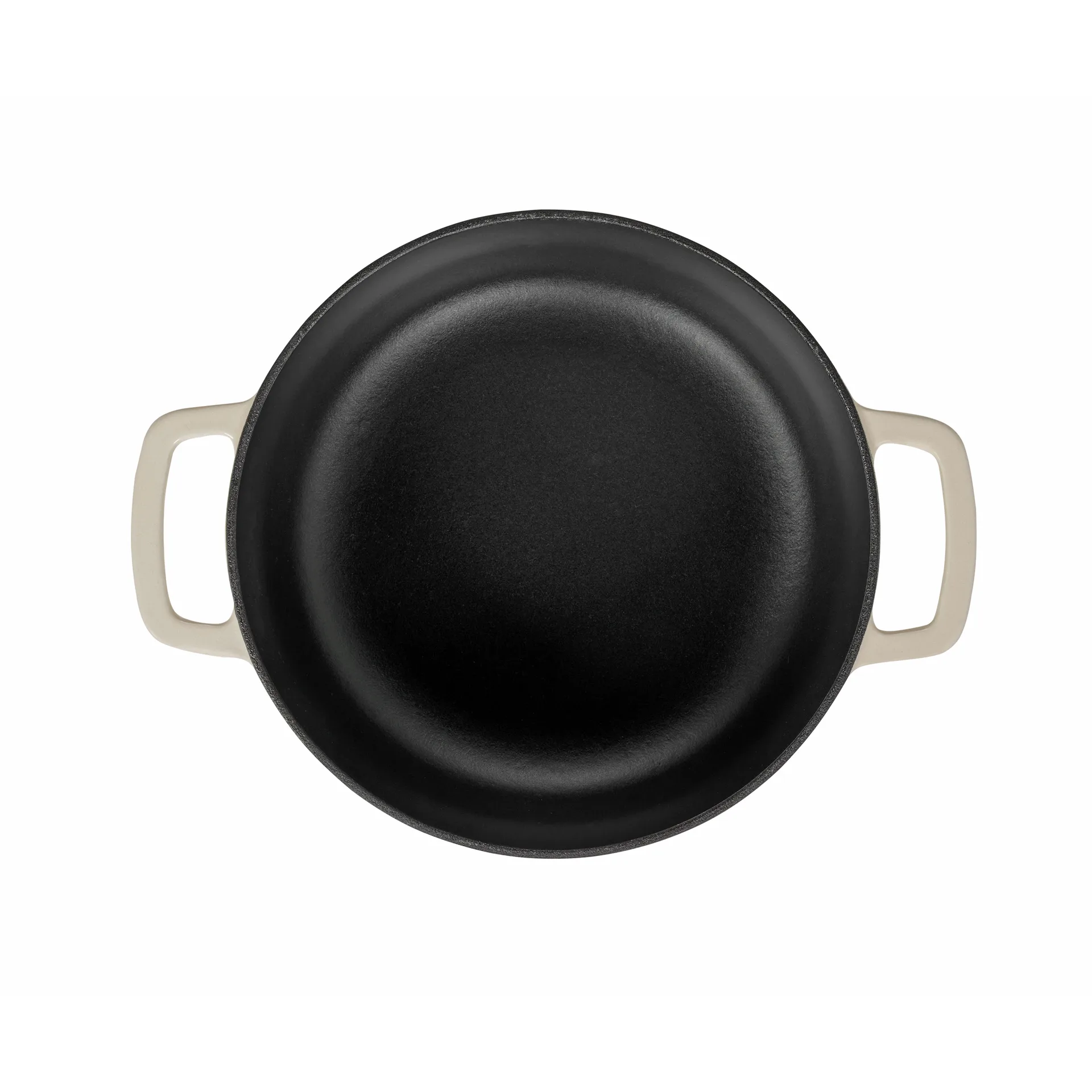 Combekk emaloitu valurautapata Ø24 cm, Sand-kulta nuppi Combekk